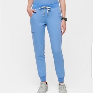 Figs Zamora Jogger Scrub Pants Ceil Blue Small